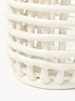 Ferm Living Cesta artesanal de cerámica Nalan, 15 cm