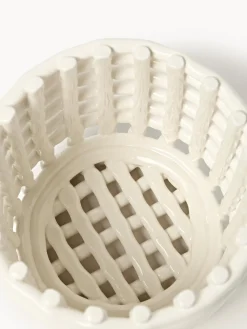 Ferm Living Cesta artesanal de cerámica Nalan, 15 cm