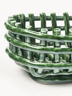 Ferm Living Cesta artesanal de cerámica Nalan^ Cestas|Jarrones