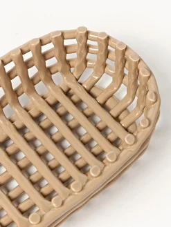 Ferm Living Cesta artesanal de cerámica Nalan^ Cestas|Jarrones