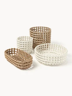 Ferm Living Cesta artesanal de cerámica Nalan^ Cestas|Jarrones