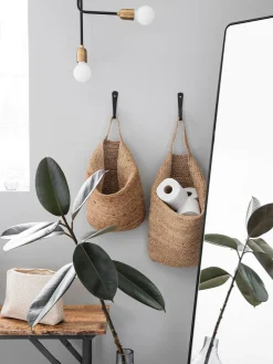 House Doctor Cesta de almacenaje de cáñamo Mira, 40 cm^ Cestas|Jarrones