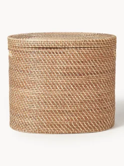 Westwing Collection Cesta de ropa con tapa Lurdes