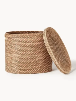 Westwing Collection Cesta de ropa con tapa Lurdes