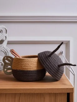 Lorena Canals Cesta infantil artesanal Baby Bee^Niños Decoración Infantil|Almacenaje Infantil