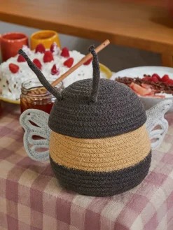 Lorena Canals Cesta infantil artesanal Baby Bee^Niños Decoración Infantil|Almacenaje Infantil