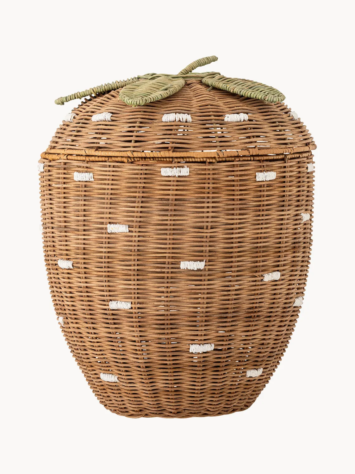 Bloomingville Mini Cesta infantil de ratán en forma de fresa Pelino^Niños Cestas Y Cajas|Decoración Infantil