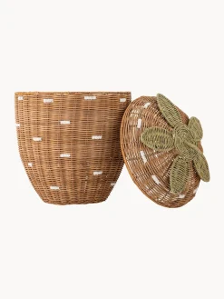 Bloomingville Mini Cesta infantil de ratán en forma de fresa Pelino^Niños Cestas Y Cajas|Decoración Infantil