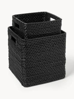 Westwing Collection Cestas de almacenamiento Lurdes, 2 uds.