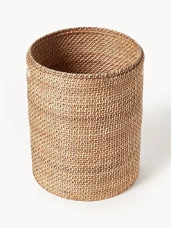 Westwing Collection Cestas de ropa con tapa Lurdes, 2 uds.