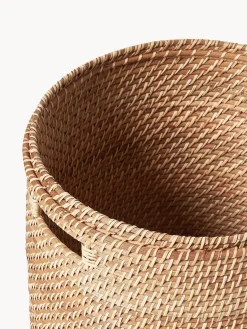 Westwing Collection Cestas de ropa con tapa Lurdes, 2 uds.