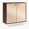 Westwing Collection Chiffonnier con puertas de cristal Scarlett