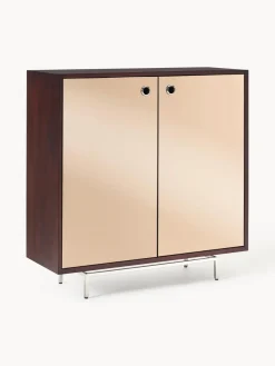 Westwing Collection Chiffonnier con puertas de cristal Scarlett