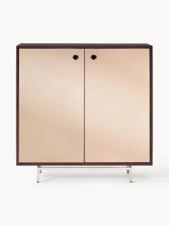 Westwing Collection Chiffonnier con puertas de cristal Scarlett