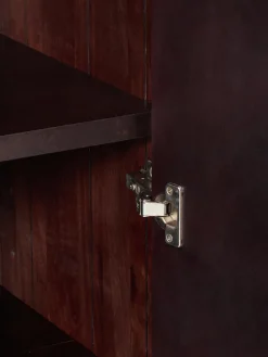 Westwing Collection Chiffonnier con puertas de cristal Scarlett