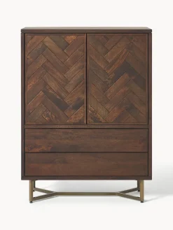 Westwing Collection Chiffonnier de madera de mango diseño espiga Luca^ Sifonieres|Sifonieres