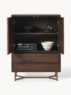 Westwing Collection Chiffonnier de madera de mango diseño espiga Luca^ Sifonieres|Sifonieres