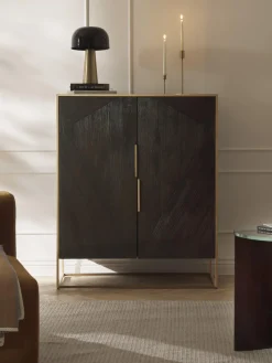 Westwing Collection Chiffonnier de madera maciza de mango Harry