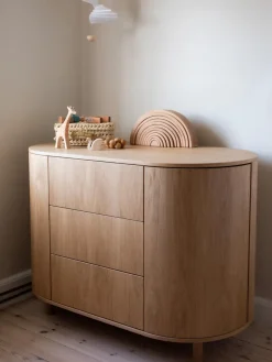 Kas Kopenhagen Cómoda artesanal de madera Kai^Niños Cambiadores De Bebé|Decoración Infantil