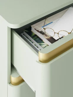 Westwing Collection Cómoda con patas esféricas Bumba