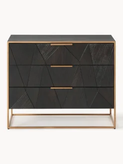 Westwing Collection Cómoda de madera de mango maciza Harry