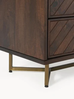 Westwing Collection Cómoda de madera de mango con diseño espiga Luca^ Cómodas|Cómodas