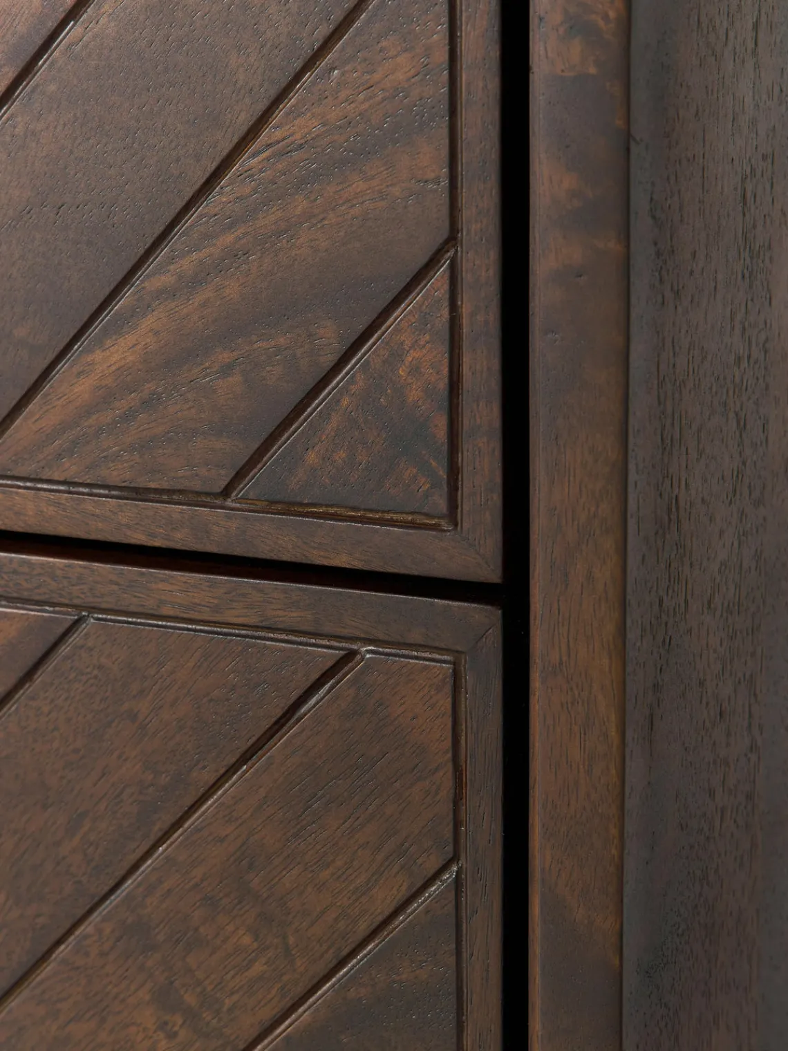 Westwing Collection Cómoda de madera de mango con diseño espiga Luca^ Cómodas|Cómodas