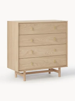 Westwing Collection Cómoda de madera de roble Diana