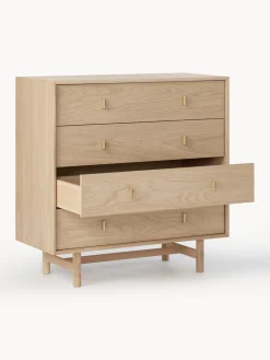 Westwing Collection Cómoda de madera de roble Diana