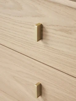 Westwing Collection Cómoda de madera de roble Diana