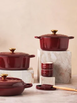 LE CREUSET Cocotte redondo de hierro fundido Signature Collection