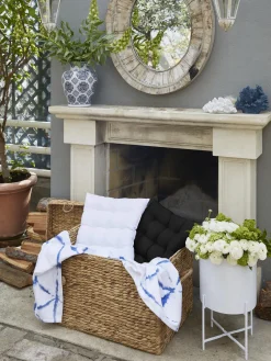 Westwing Collection Cojines de asiento para exterior Ava, 2 uds.^ Mantas|Cojines Para Sillas