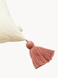 Niños Cam Cam Copenhagen Cojín acogedor de algodón orgánico con borlas Bows