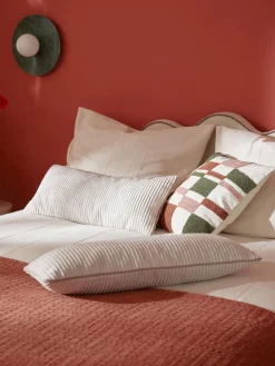 Westwing Collection Cojín alargado de pana Kylen^ Mantas|Cojines Decorativos