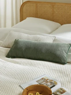 Westwing Collection Cojín alargado de pana Kylen^ Mantas|Cojines Decorativos