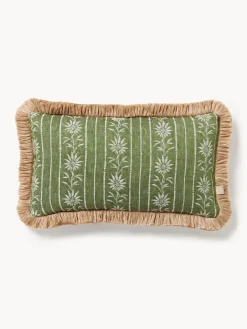 Palais Cojín artesanal con flecos Mako