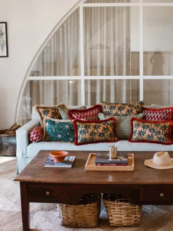 Palais Cojín artesanal para exterior Laura