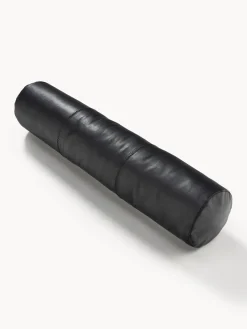 Westwing Collection Cojín cervical artesanal de cuero