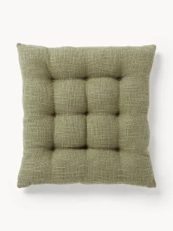 Westwing Collection Cojín de asiento de algodón Sasha^ Cojines Para Sillas