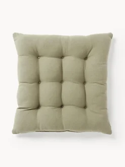 Westwing Collection Cojín de asiento de algodón Sasha^ Cojines Para Sillas