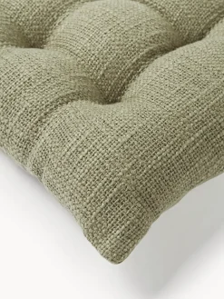 Westwing Collection Cojín de asiento de algodón Sasha^ Cojines Para Sillas