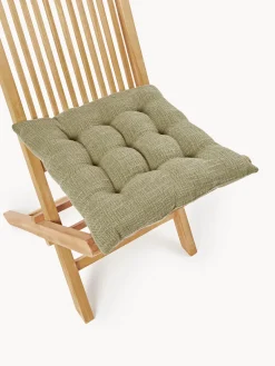 Westwing Collection Cojín de asiento de algodón Sasha^ Cojines Para Sillas