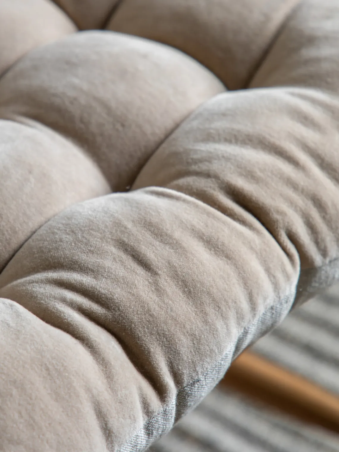 Cojín de asiento de terciopelo Cozy