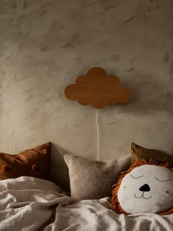 Ferm Living Kids Cojín de lino artesanal Safari^Niños Decoración Infantil|Cojines Infantiles