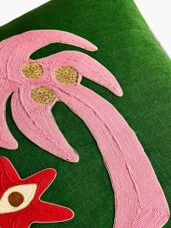 Jonathan Adler Cojín de lino Playa^ Mantas