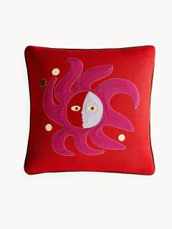 Jonathan Adler Cojín de lino Playa^ Mantas