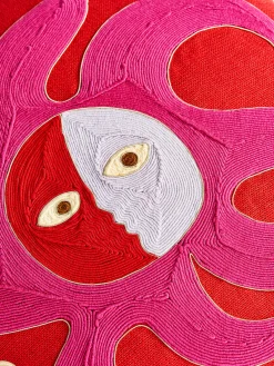 Jonathan Adler Cojín de lino Playa^ Mantas