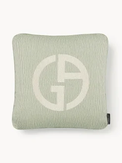 Armani Casa Cojín decorativo con logo Giorgio Armani Janette^ Cojines Decorativos|Mantas