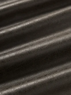 Westwing Collection Cojín grande de cuero reciclado sofá Lennon, 60 x 60 cm