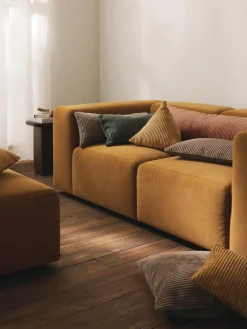 Westwing Collection Cojín grande de pana Kylen